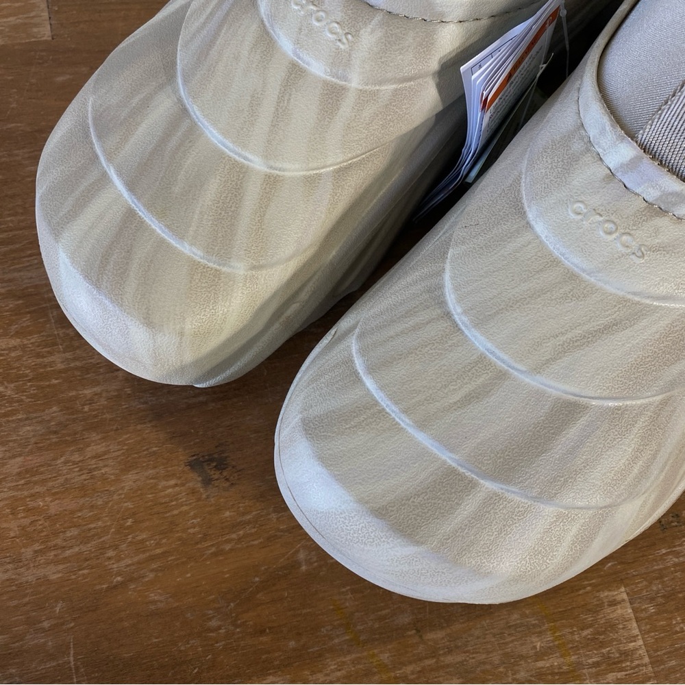 Crocs Echo Storm Midnight Marble Khaki Clog Slip On Shoe - Size 10 - Picture 3 of 13